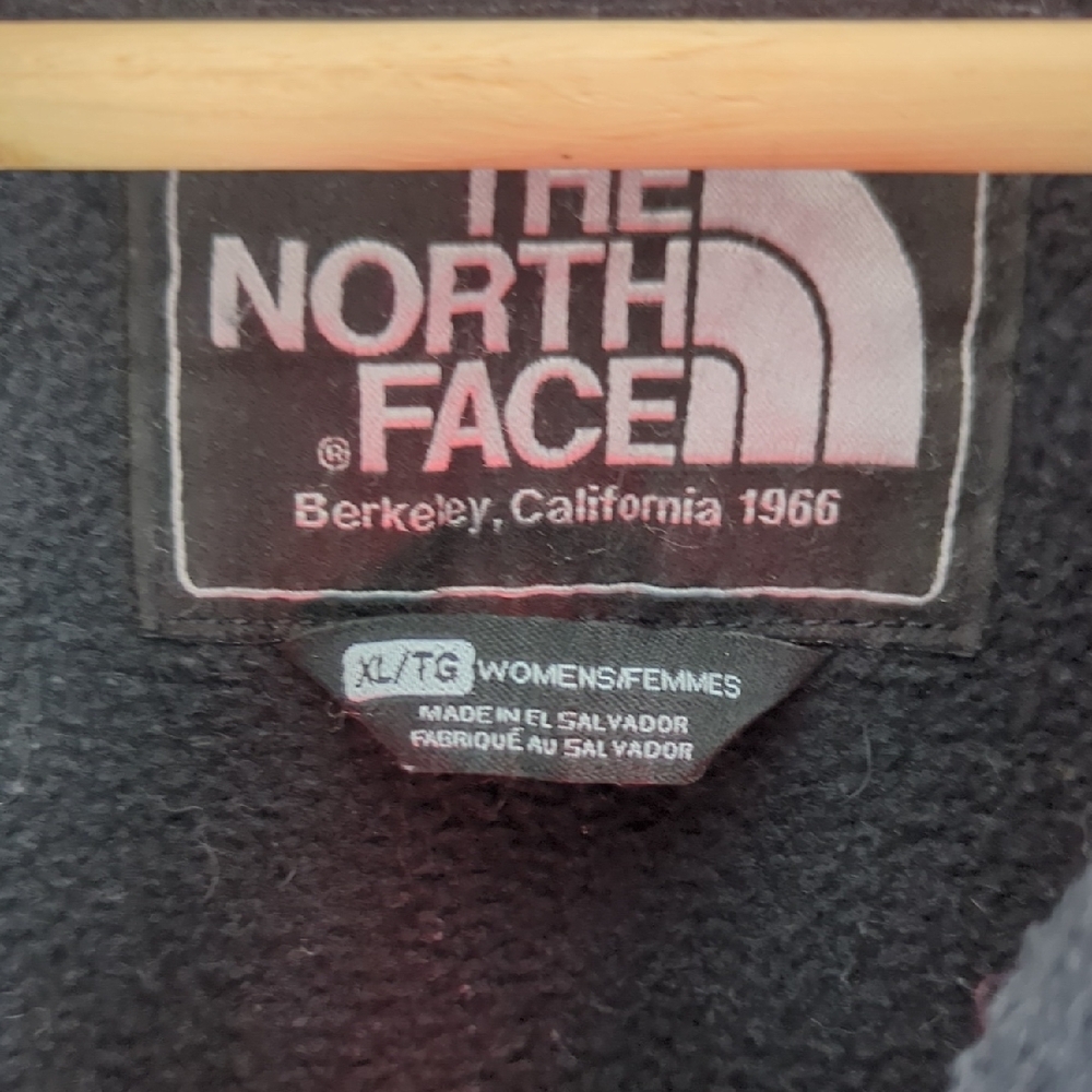 The North Face Denali Hooded Black Fleece Jacket Women's  Size XL - Picture 2 of 16